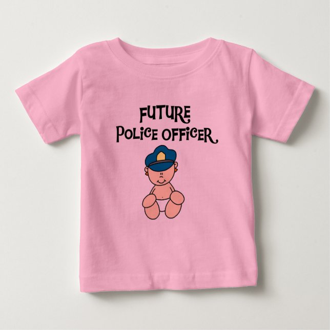 Baby Future Police Officer - Tshirts und Geschenke (Vorderseite)