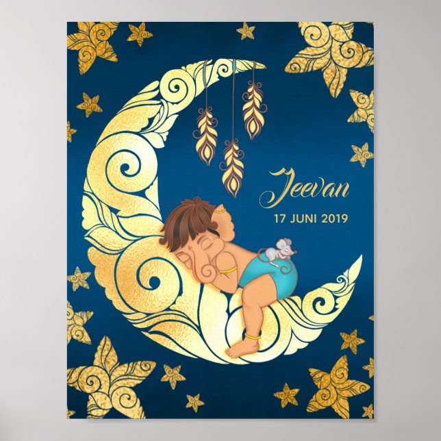 BABY GANESHA POSTER (Vorne)