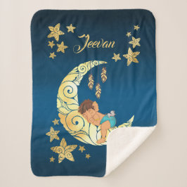 Baby Ganesha with moon and stars Sherpadecke