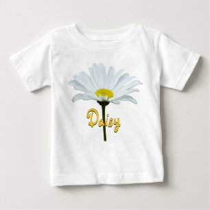 Baby-Gänseblümchen-T - Shirt-personalisiertes Baby T-shirt