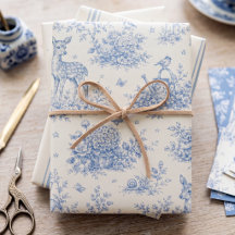 Baby-Garten-Toile Blau Floral Kaninchen 
