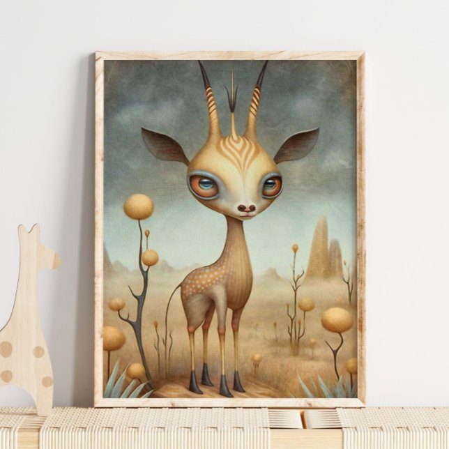 Baby Gazelle African Animal | Gazelle Wall Print Poster (Von Creator hochgeladen)
