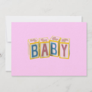 Baby Gebäude blockiert Einladung