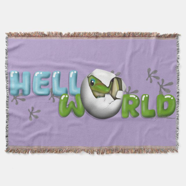 Baby Gecko in Egg  Decke (Vorderseite)