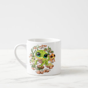 Baby Geckos Niedlich Cartoon Characters Espressotasse
