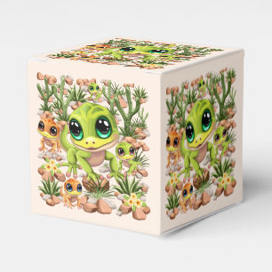 Baby Geckos Niedlich Cartoon Characters Geschenkschachtel