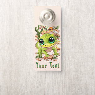 Baby Geckos Niedlich Cartoon Characters Türanhänger