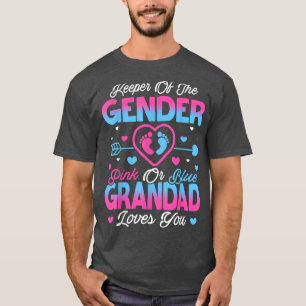 Baby Gender offenbaren Dusche Rosa oder Blue Grand T-Shirt