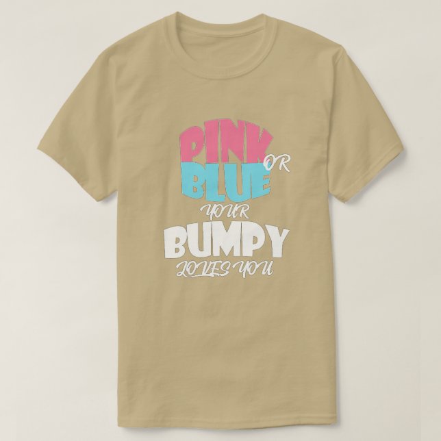 Baby Gender Reveal for BUMPY essenziell T-Shirt (Design vorne)