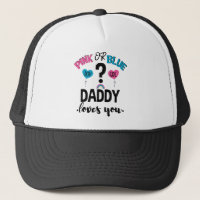 Baby Gender zeigen rosa oder blaue Daddy Lieben Si