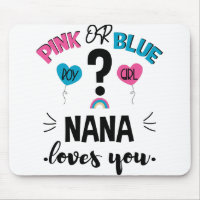 Baby Gender zeigen rosa oder blaue Nana Lieben Sie