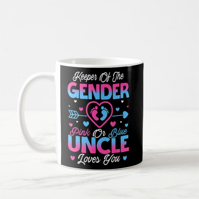Baby Gender zeigt Dusche rosa oder blaue Lieben Kaffeetasse (Links)