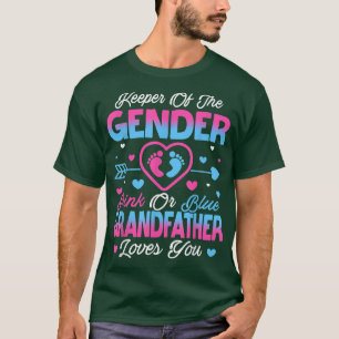 Baby Gender zeigt Dusche rosa oder blauer Großvate T-Shirt