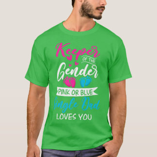 Baby Gender zeigt Dusche Rosa oder Blauer Single V T-Shirt