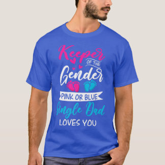 Baby Gender zeigt Dusche Rosa oder Blauer Single V T-Shirt