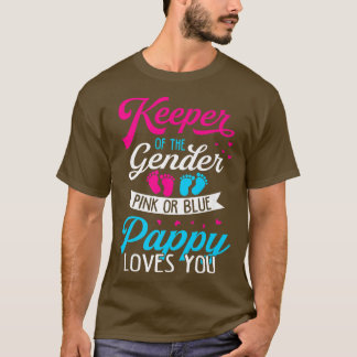 Baby Gender zeigt Dusche Rosa oder Blaupappy Liebe T-Shirt