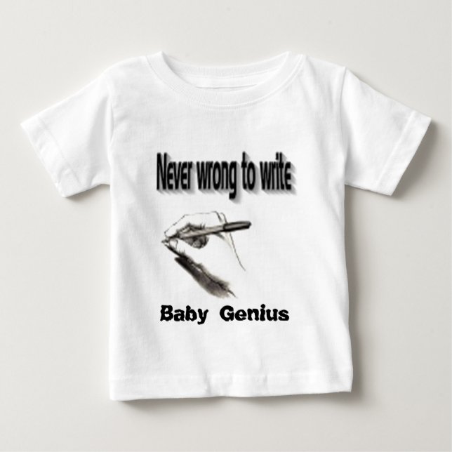 Baby geniale T - Shirt (Vorderseite)