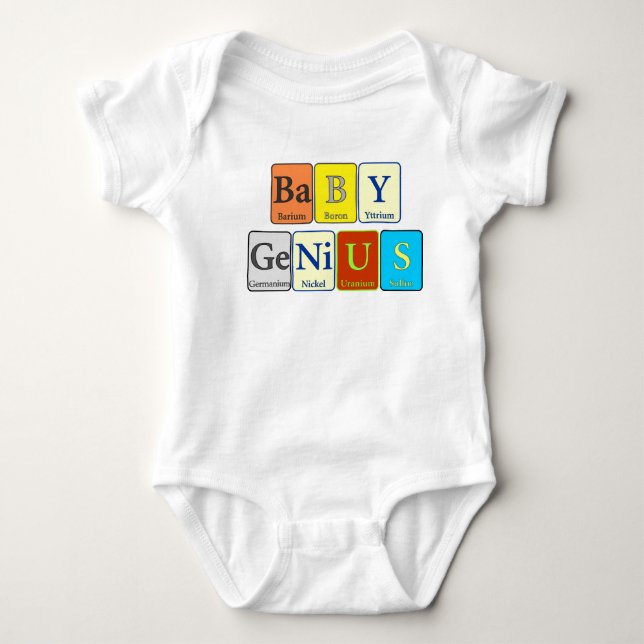 Baby Genius Design Strampler (Vorderseite)