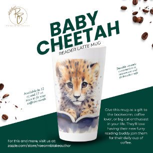 Baby Gepard Leser Latte Tasse