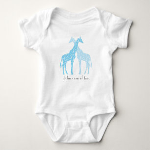 Baby-Geschenk - Baby-Giraffe paart Shirt