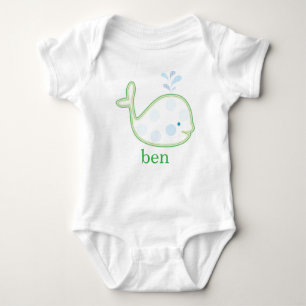 Baby-Geschenk - Baby-Wal Baby Strampler