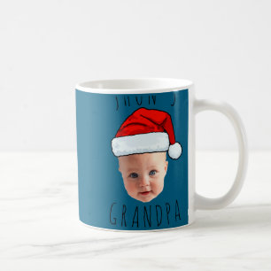 Baby-Gesicht Santa-Hut Weihnachtsfoto Kaffeetasse