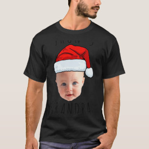 Baby-Gesicht Santa Hut Weihnachtsfoto T-Shirt