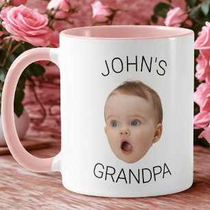 Baby-Gesichtstasse für Opa und Familie Tasse