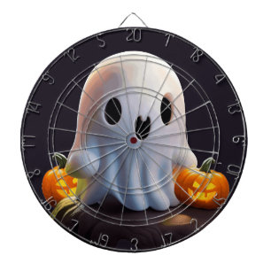 Baby Ghost Creepy Niedlich Halloween Charakter Dartscheibe
