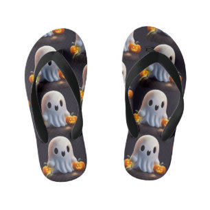 Baby Ghost Creepy Niedlich Halloween Charakter Kinderbadesandalen