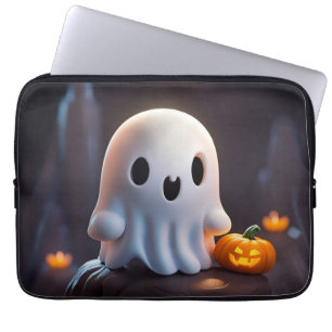 Baby Ghost Creepy Niedlich Halloween Charakter Laptopschutzhülle