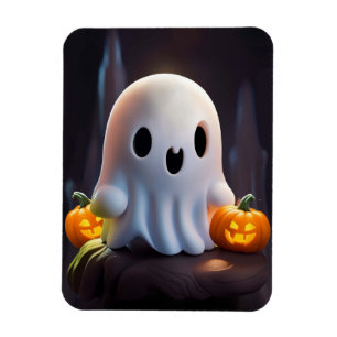 Baby Ghost Creepy Niedlich Halloween Charakter Magnet