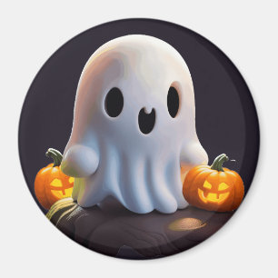 Baby Ghost Creepy Niedlich Halloween Charakter Magnet