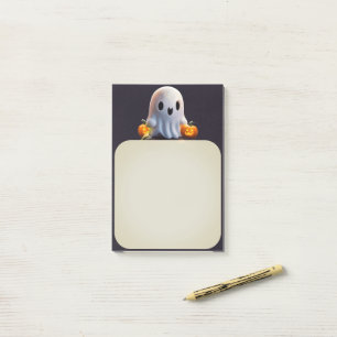 Baby Ghost Creepy Niedlich Halloween Charakter Post-it Klebezettel