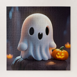 Baby Ghost Creepy Niedlich Halloween Charakter Puzzle