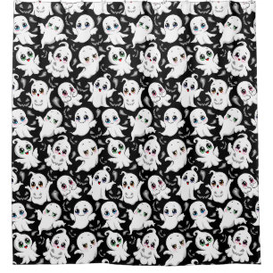 Baby Ghosts Spookoky Niedliche Halloween-Stimmung Duschvorhang