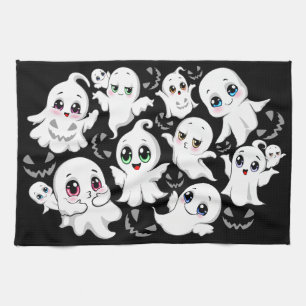 Baby Ghosts Spookoky Niedliche Halloween-Stimmung Geschirrtuch
