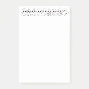 Baby Ghosts Spookoky Niedliche Halloween-Stimmung Post-it Klebezettel
