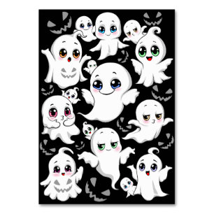 Baby Ghosts Spookoky Niedliche Halloween-Stimmung Tischnummer