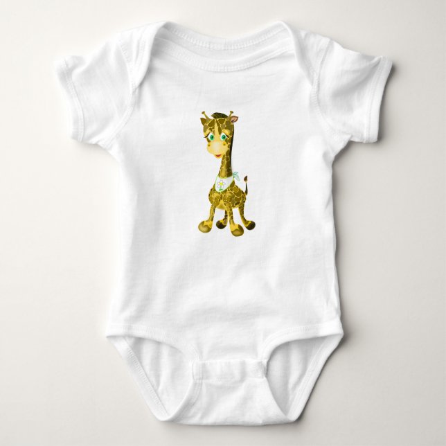 Baby Giraffe Baby Bodysuit Baby Strampler (Vorderseite)