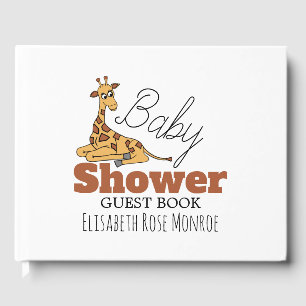 Baby Giraffe, Babydusche Gästebuch
