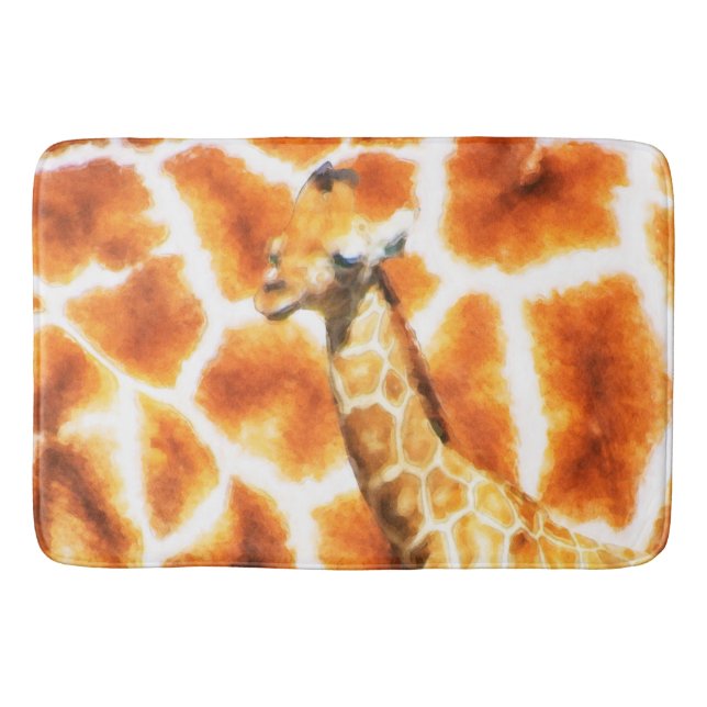 Baby Giraffe Badematte (Vorderseite)