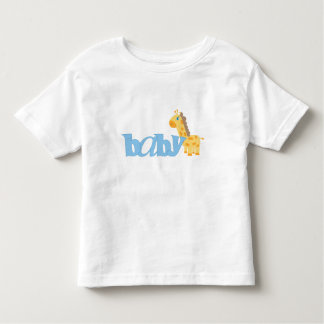 Baby-Giraffe (blau) Kleinkind T-shirt