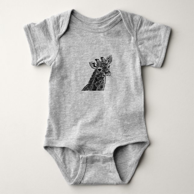 BABY giraffe BODYSUIT Strampler (Vorderseite)