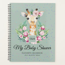 Baby Giraffe Boho Blume Mutter soll Planerin werde Planer