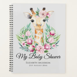 Baby Giraffe Boho Blume Mutter soll Planerin werde Planer