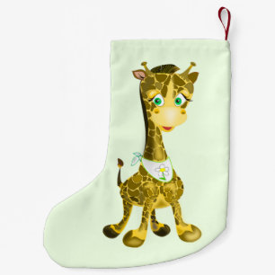 Baby Giraffe Christmas Strumpf - individuell anpas Kleiner Weihnachtsstrumpf
