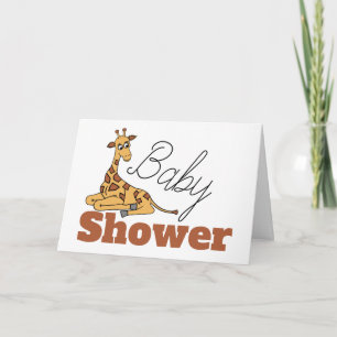 Baby Giraffe, Einladung zur Kinderdusche