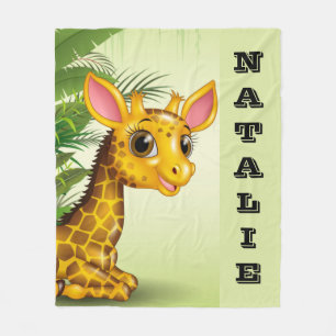 Baby Giraffe Fleecedecke