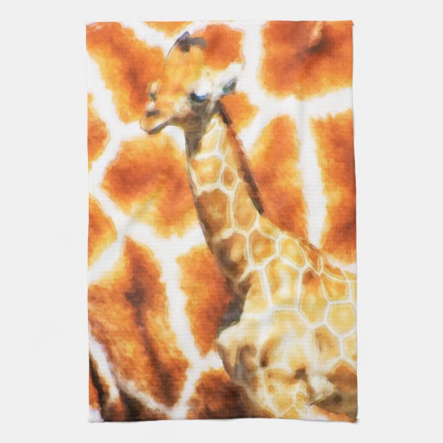Baby Giraffe Handtuch (Vertikal)